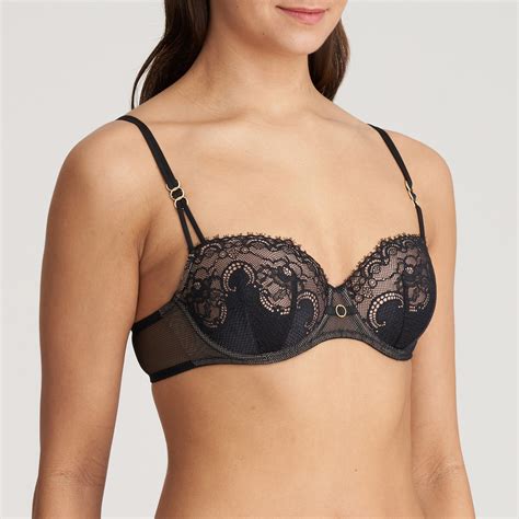 Mariejo Junoo Voorgevormde Balconette Bh Zwart Lingerie