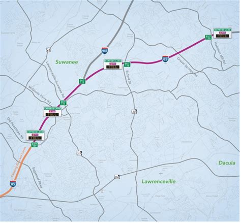 Express Route - I-85 Express Lanes Extension | SRTA