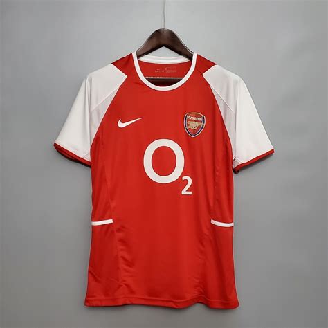 Maillot Arsenal Domicile Retro 2003 2004 Foot Soccer Pro Maillot De