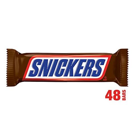 SNICKERS Full Size Bulk Milk Chocolate Candy Bars, 1.86 Ounce (Pack of ...