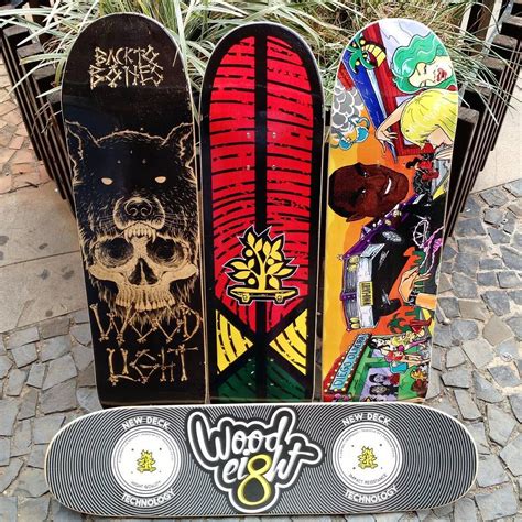 Chegaram Os Novos Shapes Wood Eight Aqui Na Rip Boy Skate Shop S O