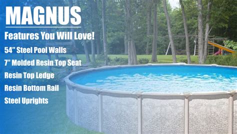 Round Deep Magnus Above Ground Pool Kit Best Above Ground Pools