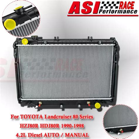 Aluminium Radiator For Toyota Landcruiser Series Hzj R Hdj R L