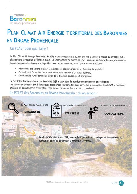 Plan climat Air Energie Territorial des Baronnies en Drôme Provençale