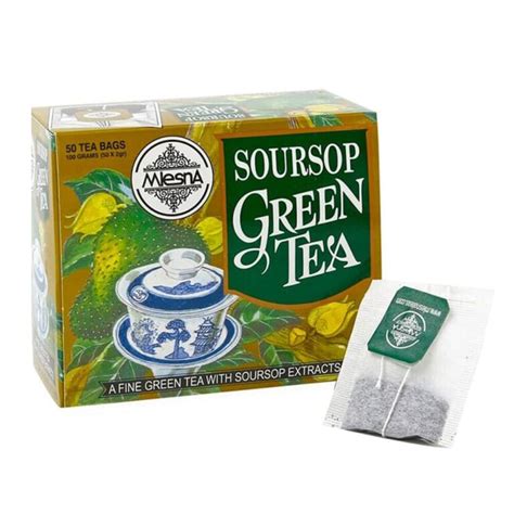 Mlesna Ceylon Soursop Green Tea High Antioxidant Tea Ceylon Tea Brew