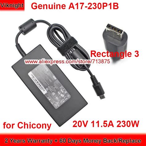 Genuine Chicony A17 230p1b Ac Adapter 20v 11 5a 230w Charger A230a037p