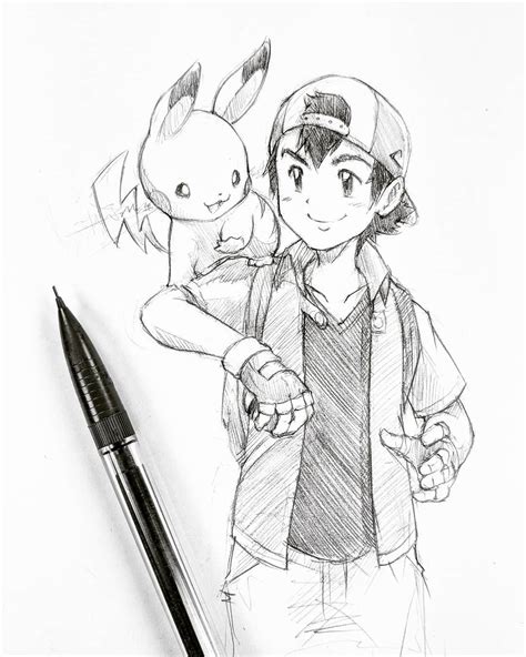 Pikachu Pencil Drawing at PaintingValley.com | Explore collection of Pikachu Pencil Drawing