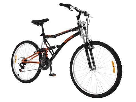 Bicicleta Caloi XRT Mountain Bike Aro 26 21 Marchas Full Suspension