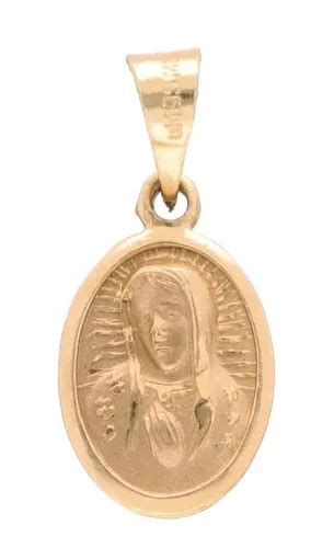 Medalla De Oro Amarillo 14k Motivo Virgen De Gpe 1 1 Gramos Meses Sin