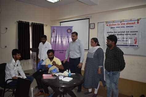 Thalassemia Test Camp Was Organised By Nss Unit Of Gsms Gujarat