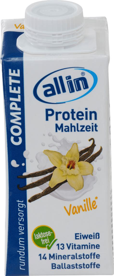 Allin Trinkmahlzeit Protein Complete Vanille Ml Dm Dauerpreis