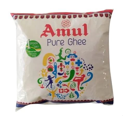 Amul Pure Ghee Packaging Type Pouch Color White At Rs Litre