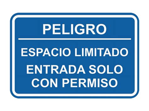 Signs Bylita Classic Framed Peligro Espacio Limitado Entrada Solo Con