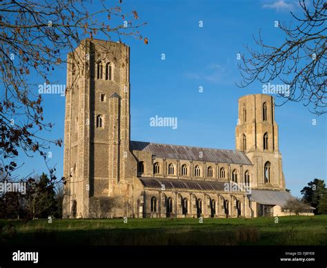 Wymondham Abbey In The Town Of Wymondham Norfolk England Stock Photo