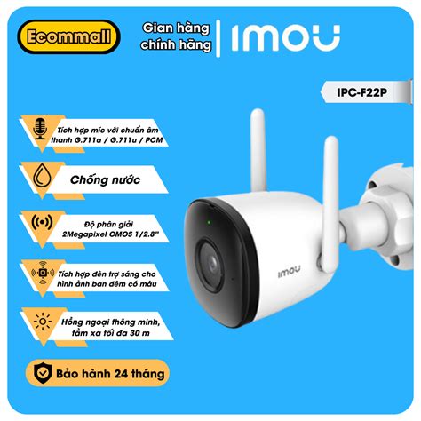 Camera Wifi Imou Bullet C Ipc F P Mp Fullhd C M U Ban M