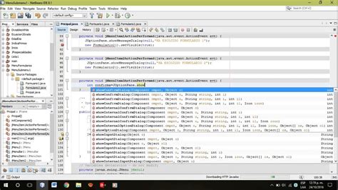 CreaciÓn De Menu Y Submenu En Netbeans Youtube