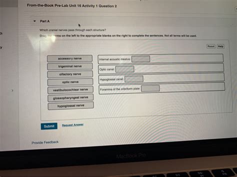 Solved From The Book Pre Lab Unit 16 Activity 1 Question 2