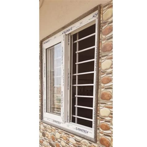 Fenstech 2 Track White UPVC Sliding Window At Rs 460 Sq Ft In New Delhi