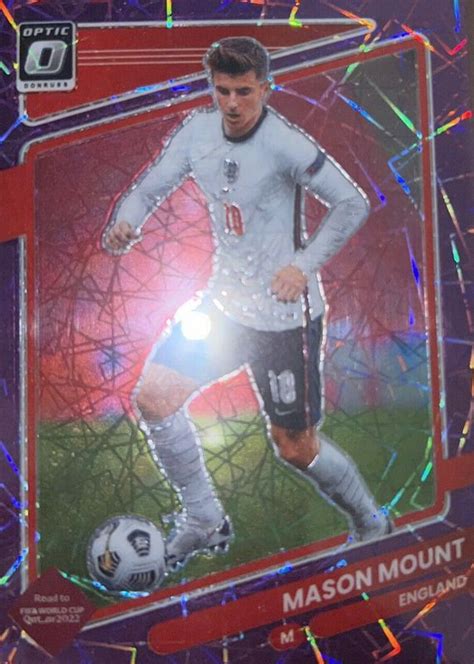 Mason Mount 2021 Donruss 50 Optic Purple Velocity 99 Price Guide