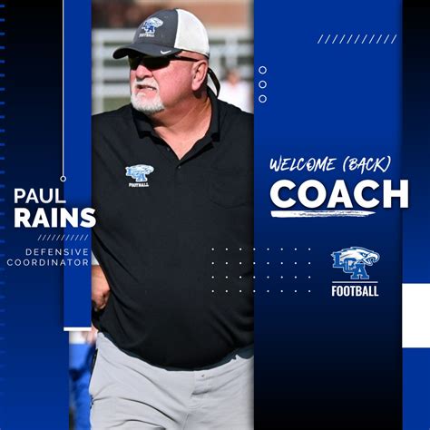 Lca Athletics On Twitter Excited To Announce Paul Rains Will Be Our