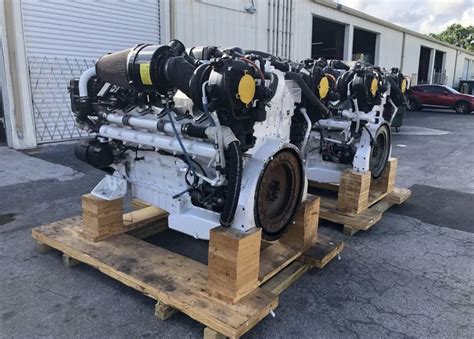 Pair Caterpillar C32 Marine Engines 1925hp Commercial Marine Pro