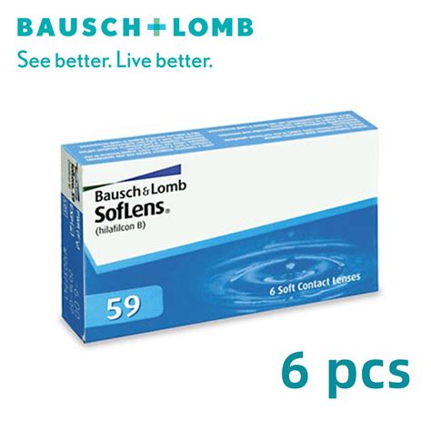 BAUSCH&LOMB SOFLENS 59 MONTHLY CONTACT LENSES (6PCS) - My Lens