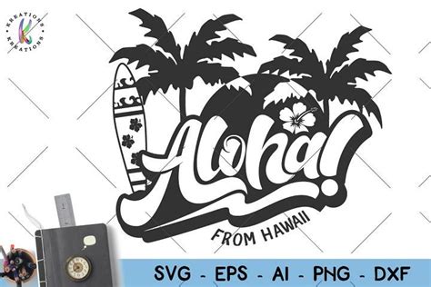 Summer Svg Summer Beach Aloha From Hawaii Aloha Summer Decal Svg