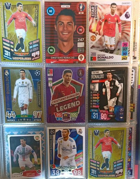 Match Attax Cristiano Ronaldo Lot Please See Description Hobbies