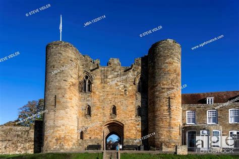 England, Kent, Tonbridge, Tonbridge Castle Gatehouse, Stock Photo, Picture And Rights Managed ...