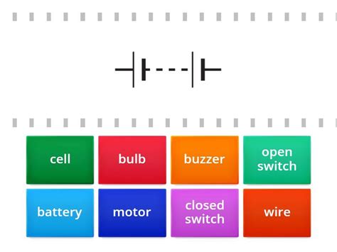 Electricity Symbols - Find the match