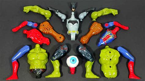 Merakit Mainan Siren Head Toys Vs Spider Man Vs Batman Vs Hulk Smash