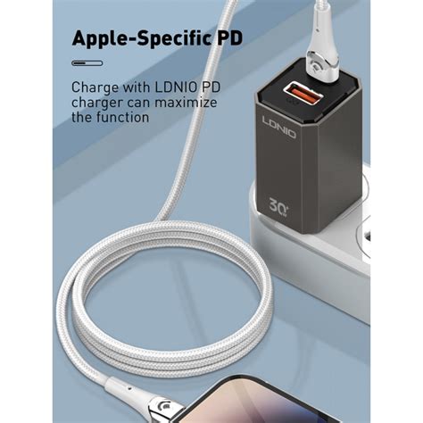 Ldnio Lc I Usb C To Iphone Fast Charging Cable W M In Pakistan Ldnio