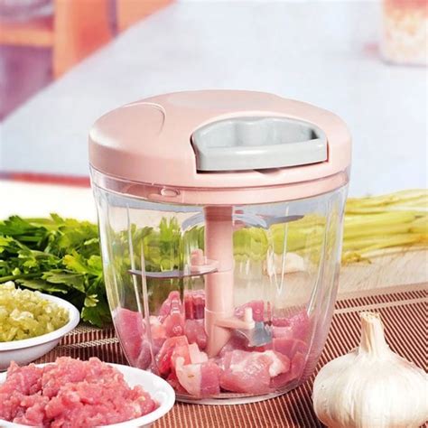 Blender Tarik Manual Meat Grinder Kapsul Speedy Chopper Besar 900ml