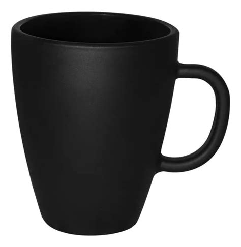 Tazas De Vidrio Durax Taza Negra Armonia 360 Ml X 12 Unid Envío gratis