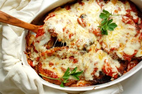 Eggplant Parmesan Recipe Baked Italian Style