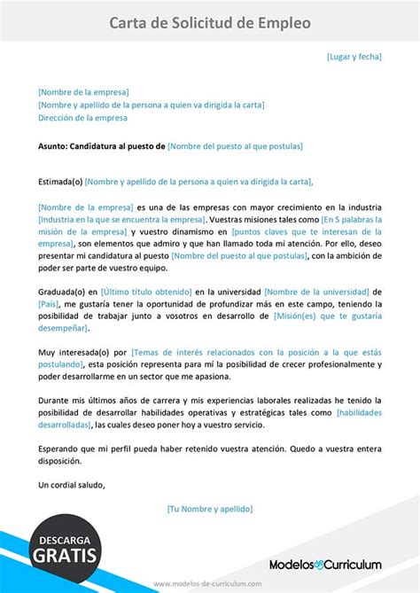 Modelo Carta Solicitud De Empleo Kulturaupice Porn Sex Picture