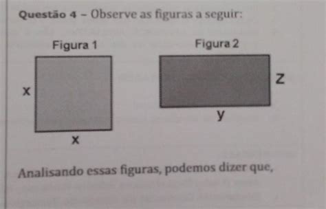 Questão 4 Observe as figuras a seguir Analisando essas figuras