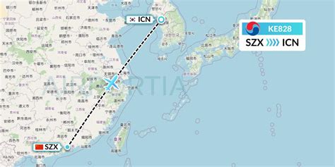 KE828 Flight Status Korean Air Shenzhen To Seoul KAL828