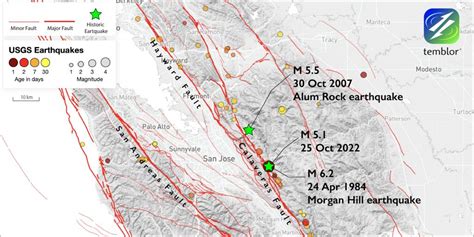 Magnitude-5.1 earthquake strikes near San Jose, California - Temblor.net