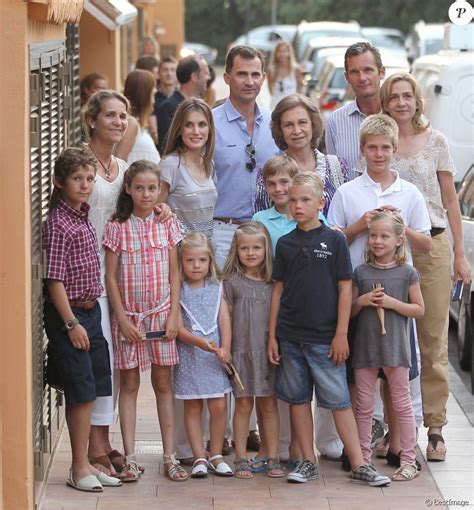 La famille royale espagnole à Palma de Majorque en août 2011 L