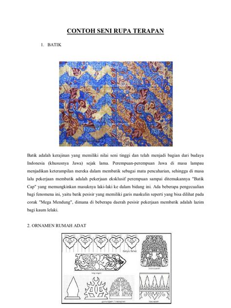 PDF Contoh Seni Rupa Terapan DOKUMEN TIPS