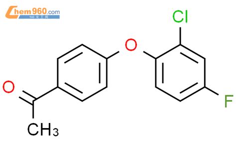 845866 49 1 1 4 2 chloro 4 fluorophenoxy phenyl ethanoneCAS号 845866