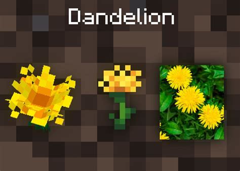 Dandelion Minecraft Texture Packs Minecraft Art Minecraft Banners