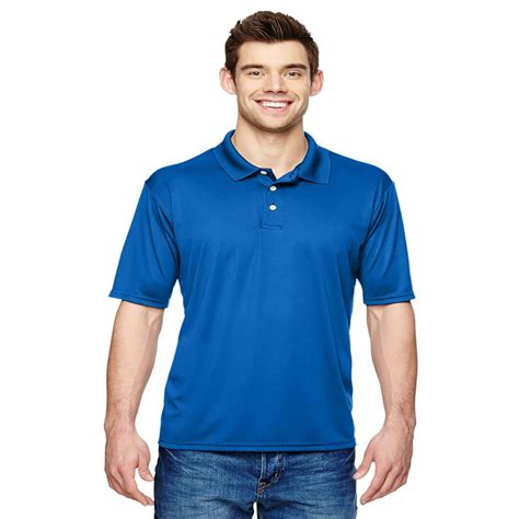 Hanes Hanes Mens Comfortable Performance Polo Shirt Style 4800