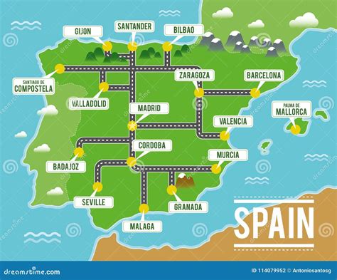 Albums 96+ Pictures Map Of Spain With Regions And Capitals Superb