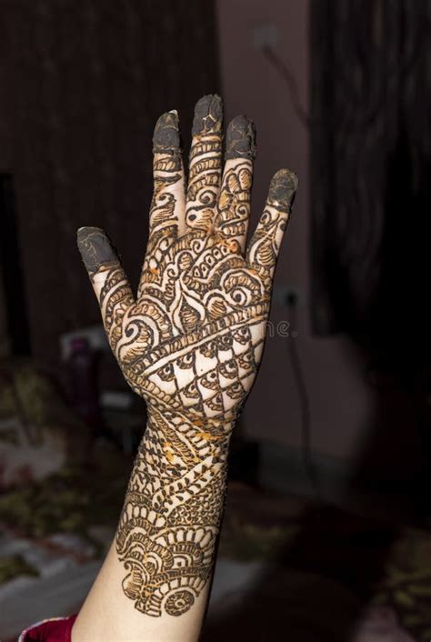 Mehandi Henna Design On Woman Hands Stock Image Image Of Culture