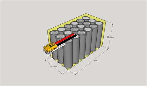 Custom Li Ion 21700 Battery 21 6V 12 6Ah 272 16Wh 40A Rate INR21700