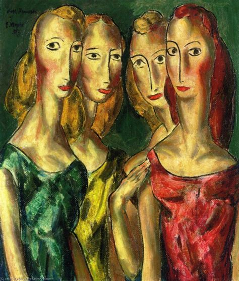 Reproducciones De Pinturas Cuatro Hermanas 1931 De Alfred Henry Maurer