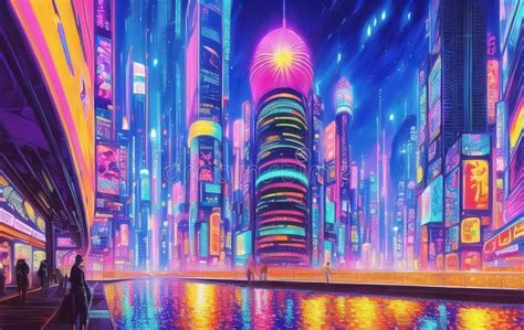 Ciudad Futurista De Cyberpunk Antecedentes Del Panorama De La Ciencia