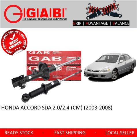 Original Gab Super Front Absorber Rear Absorber Honda Accord Sda